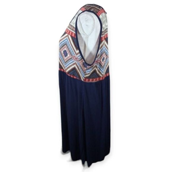 VANILLA BAY RED WHITE & BLUE DRESS SZ.L EUC. - Picture 4 of 6